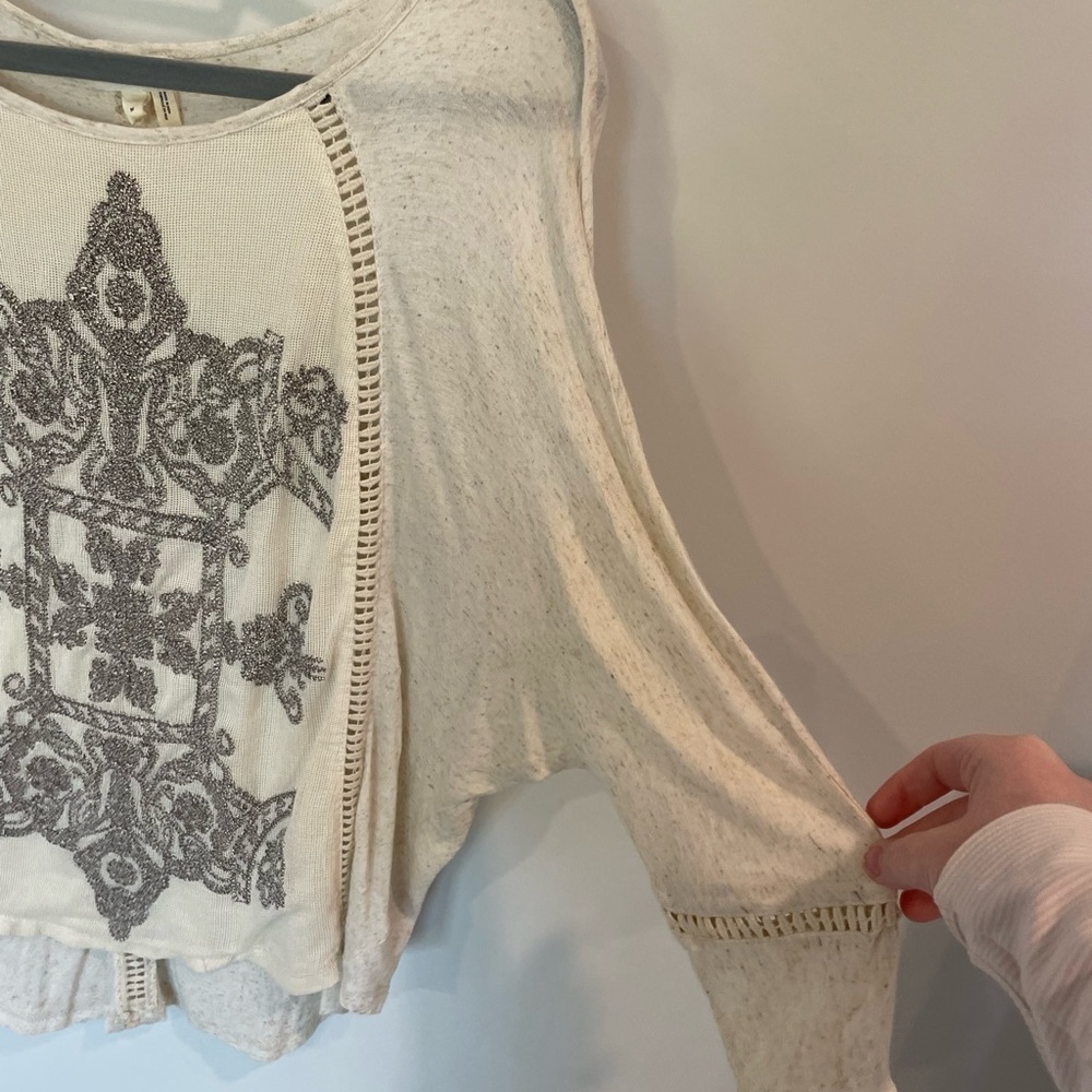 Anthropologie Meadow Rue Saba Embroidered Top - Picture 4 of 9
